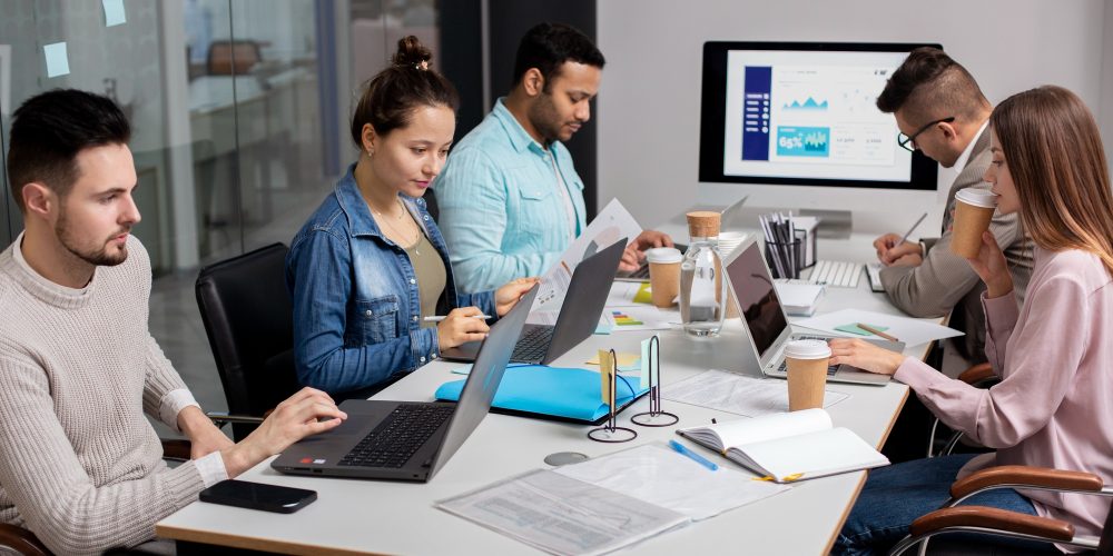 Product feedback and project management workflows handling different stages of product execution.